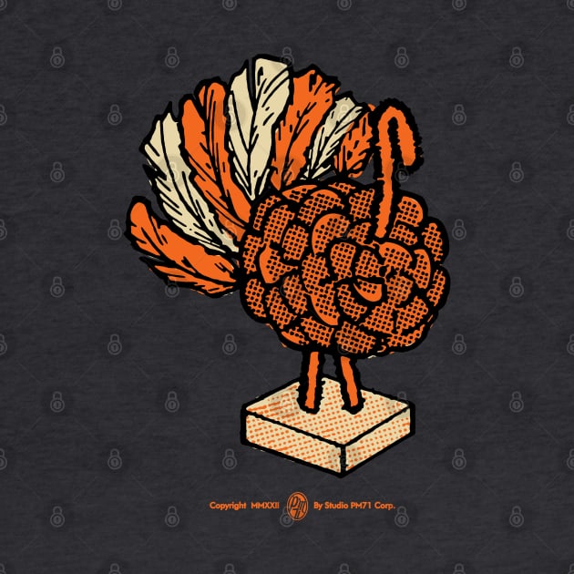 Vintage Pinecone Turkey by StudioPM71